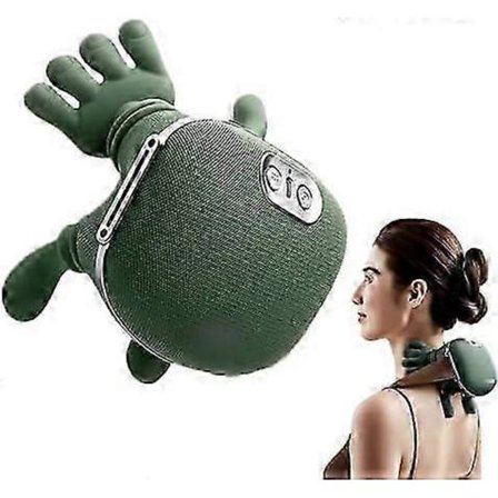 Shiatsu Nakke- og Skuldermassasje, Bærbar Elektrisk Oppvarmet Dypvevsmassasjeapparat for Smertelindring og Avslapning