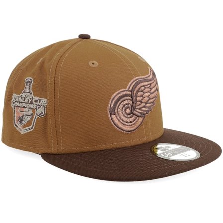 New Era - NHL Hnědý fitted Kšiltovka - Hatstore Exclusive x Detroit Red Wings 59FIFTY Stanley Cup08 Peanut/Burnt Fitted @ Hatstore