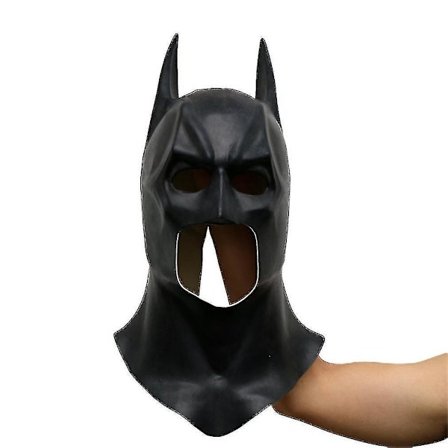 Batman-maske Cos Dark Knight Rise-maske Halloween Latex Hodeplagg Rekvisita