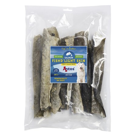 Antos Fish D'light Lakseskinn - 100g