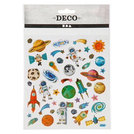 Creativ Company Stickers Space 1 sheet