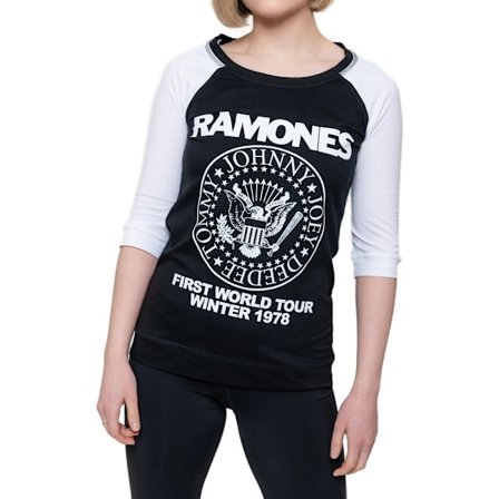 Ramones Dam/Dam First World Tour 1978 Raglan T-shirt 3XL