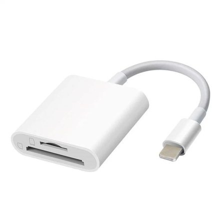 [COQQ] Apple Adapter SD TF Hukommelseskortlæser Adapter Lightning Converter til Mobiltelefon Kortlæser
