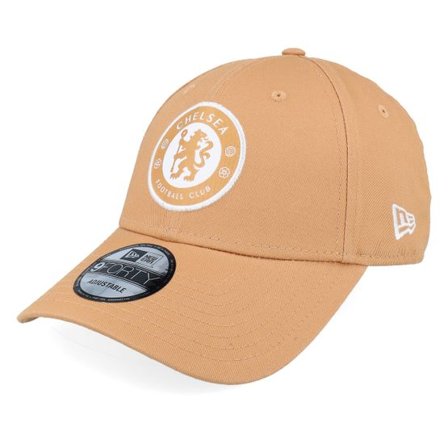 New Era - Football Beige adjustable Keps - Chelsea Seasonal Pop 9FORTY Camel Adjustable @ Hatstore
