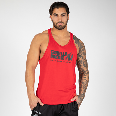 Gorilla Wear Classic Tank Top, Red