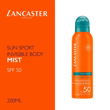 Lancaster Cooling Invisible Body Mist SPF50 200ml - Spray solare corpo alta prot.