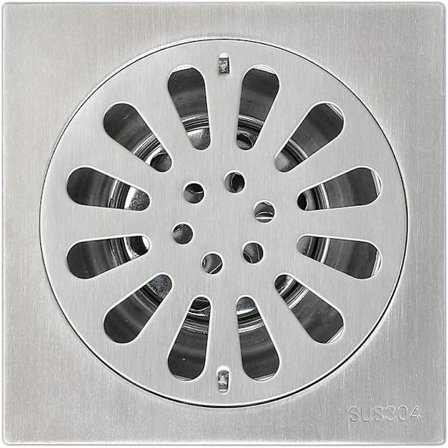 *Harjattu lattiakaivo Neliön muotoinen lattiakaivo Ruostumaton teräs Suihkukaivo*