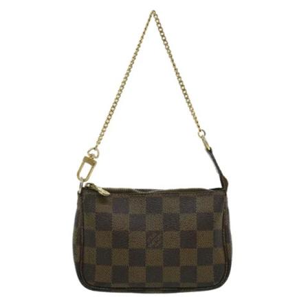 Louis Vuitton Vintage, Pre-owned Canvas pouches Bruin, Dames, Maat:ONE Size