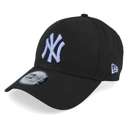 New Era - New York Yankees League Essential Black/Blue A-frame Adjustable Adjustable Black Cap - MLB @ Hatstore