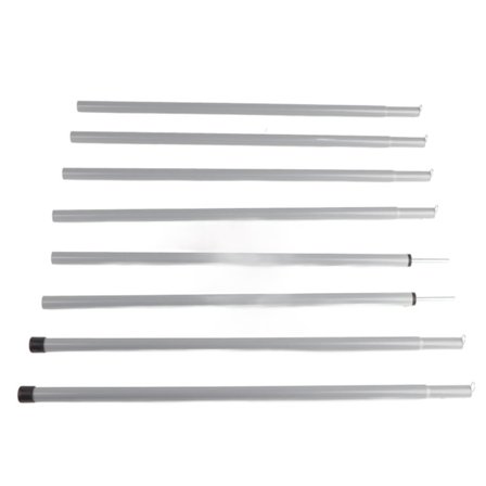 Utomhus järnkapell Veranda tält Strandtält Tarp Cover Markis Upprätt stödstång