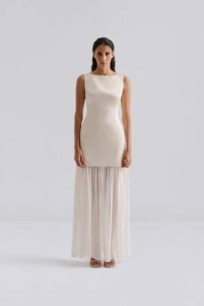 Malina - Karla Maxi Dress - 44 - Vanilla