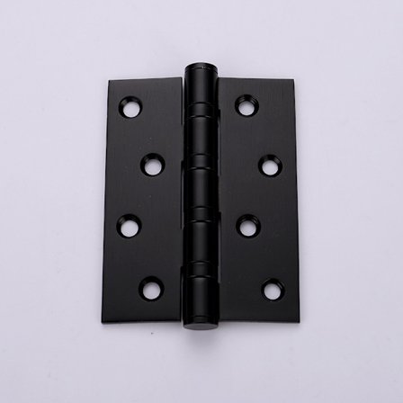 Svart dørhengsel i rustfritt stål, 2 stk dørhengsler sammenleggbare hengsler rustfritt stål hengsler 3 mm tykkelse hengsel, for innvendige massive 