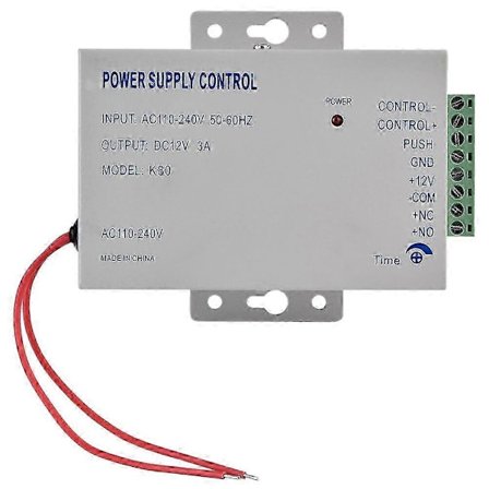 K80 Dør Adgangssystem Elektrisk Strømforsyning Kontrol DC 12V 3A Miniatyr Strøm/Elektrisk Lås Strøm/