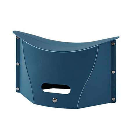 Kannettava kokoontaitettava askeljakkarakortti Taitettavat kutistejakkarat SININEN