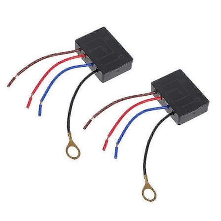 2 stk. Touch Lampe Kontroll Erstatning med LED 4-Nivå Dimmesensor for Skrivebord