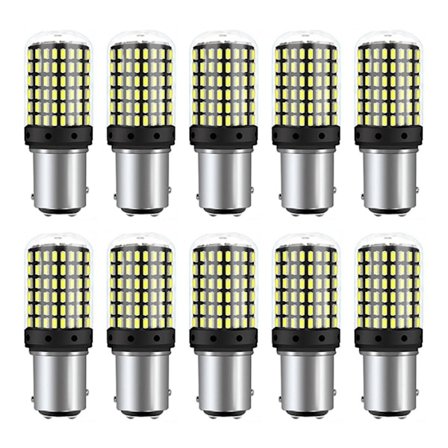 10 KPL 3014 144Smd Canbus 1157 BAY15D P21W 1156 BA15S BAU15S PY21W T20 7440 7443 W21W LED-polttimot autoon