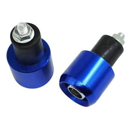 Moottoripyörän ohjaustangon pää Ohjaustangon kahvat Cap SININEN