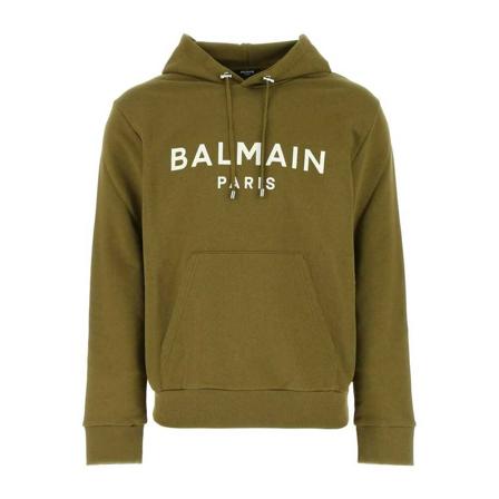 Balmain Hoodies Grøn, Herre