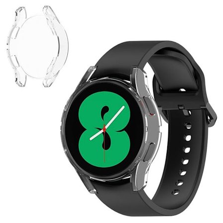 Samsung Galaxy Watch 4 (40 mm) genomskinligt TPU-skal med galvanisering - Transparent