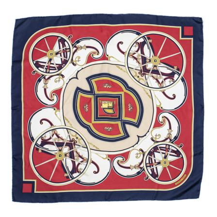 Hermès Vintage, Pre-owned Scarf Blauw, Dames, Maat:ONE Size