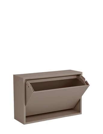 ReCollector Stilfuld Vægmonteret Toiletspand - Brown - 30X20X10CM