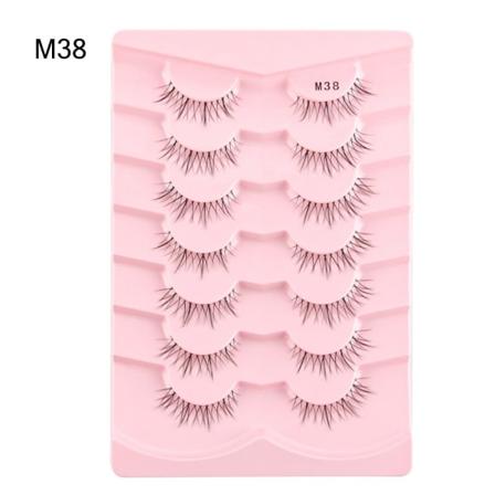 Naturlige falske øjenvipper Faux Mink Lashes M38 M38 M38