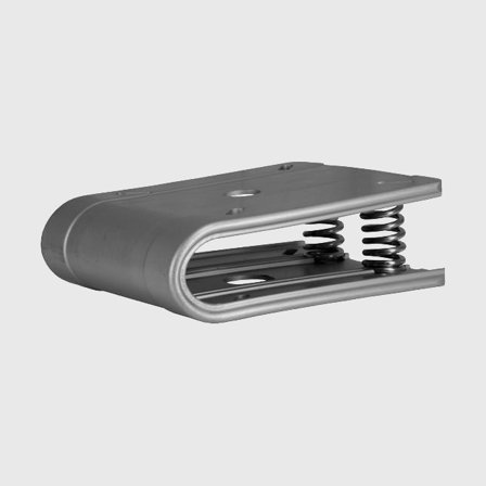 Monteringsplade med sædestøddæmper Springsfield, 20 x 18 x 6.5 cm