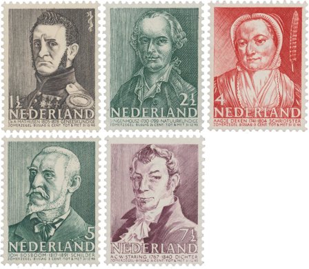 Holland 1941 - NVPH 392-396 - Postfrisk