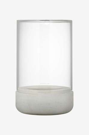 Blomus - Kynttilälyhty Calma Medium 20 cm - Harmaa - Kynttilänjalat & lyhdyt - - Homeroom