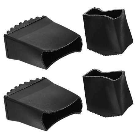 4 stk Sklisikre Stigeføtter Gummi Stigefotputer Trinn Stigefotputer