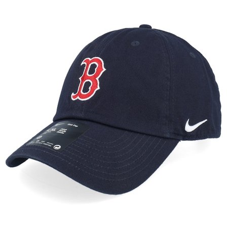 Nike MLB - MLB Blå unconstructed Kasket - Boston Red Sox Club Blue Dad Cap - Nike @ Hatstore