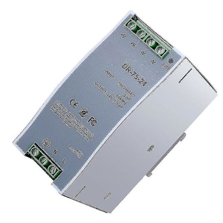 Rail Switching AC til DC PWM Switching Power Supply DR-75-24 24V 76.8W Konverter