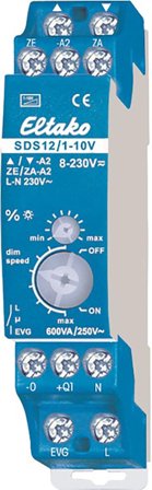 Eltako 21100800 Trykkdimmer 230 V, 0-600 VA, IP20, Elfordeling & strømforsyning