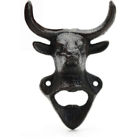 Valurautapullonavaaja - Raskaankalustinen Seinäpullonavaaja Seinäkiinnitys Pullonkorkkien Avaajat - Vintage