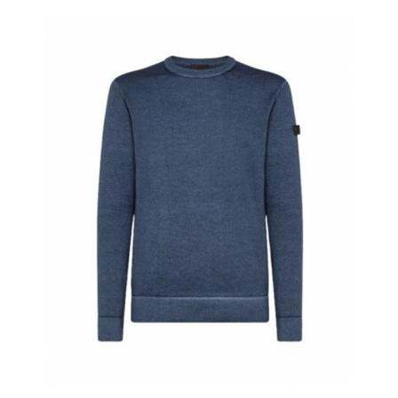 Peuterey, Round-neck Knitwear Blauw, Heren, Maat:XL