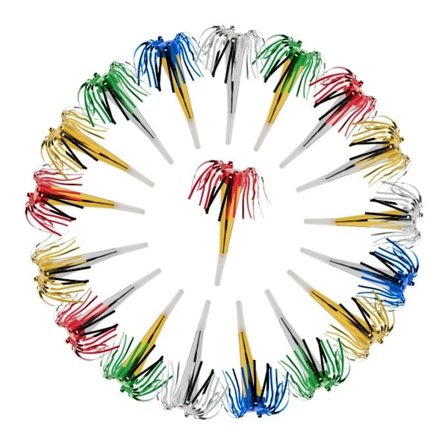 Festpip med fransar 72-pack