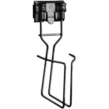 Flaskhållare Toolflex med väggadapter Svart*