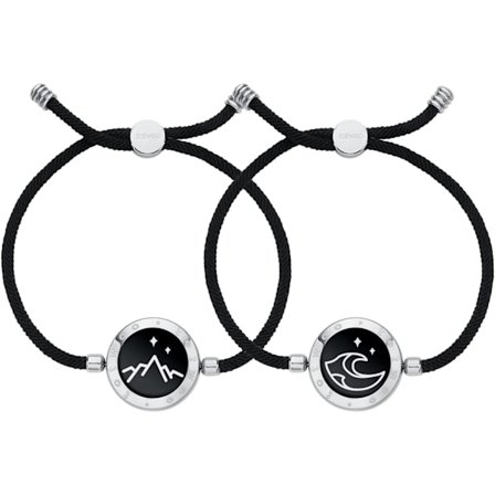 Langdistance-berøringsarmbånd til par, vibration & lyser op for kærlighedspar armbånd