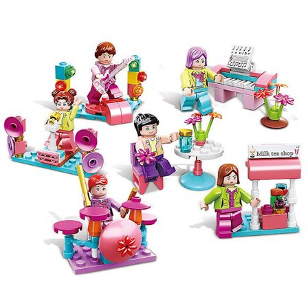 Sunshine Party Flickleksaker Teenage Hearts Creative Pink Twister