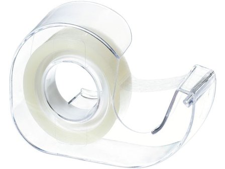 TESA Dubbelhäftande tejp 12x7,5mm + dispenser - Lyreco - Emballage och lagerutrustning - Packtejper - Dubbelhäftande tejp