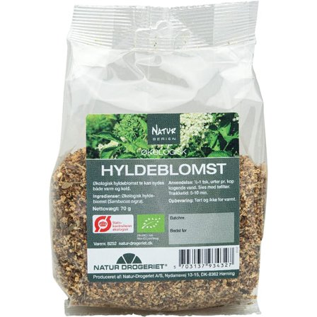 Natur Drogeriet Hyldeblomst Ø 70 g, Helse & Madvarer, Tørret Frugt & Nødder, Tørret Frugt