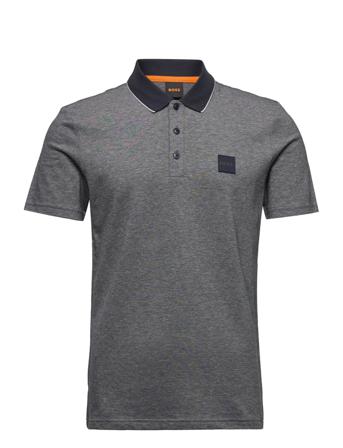 Peoxford Polos Short-sleeved Grå BOSS