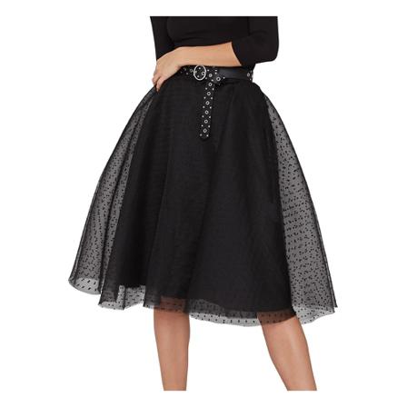 Klaudyna Cerklewicz Tulle Spódnice Plumeti, kobieta, Czarny