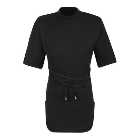 The Attico Structure shoulder t-shirt Sort, Dame T-shirts