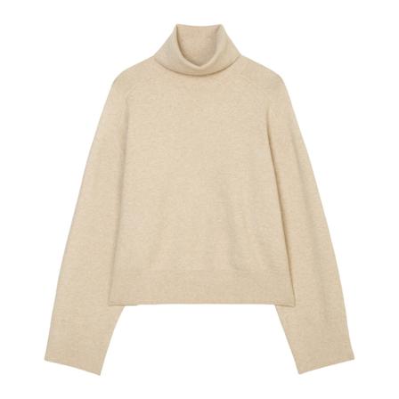 Marc O'Polo Turtleneck knitted jumper in a loose fit inbo, Dame Rullekraver