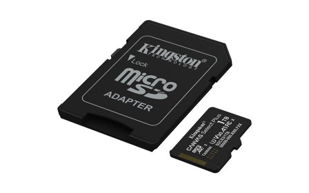 Kingston 1TB microSDXC Canvas Select Plus Gen3 150MB/s A1 Card + Adapter