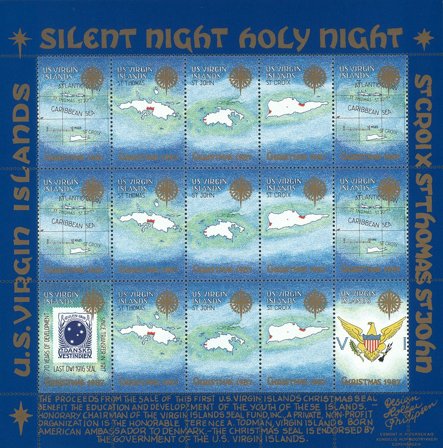 Dansk Vestindien 1987 - Juleark