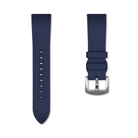Robust klockarmband av gummi - Marinblå | Armband Från Yedi