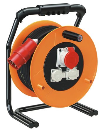 Brennenstuhl Brobusta Kabeltrommel med CEE-boks, IP44, Stikkontakter & kabler