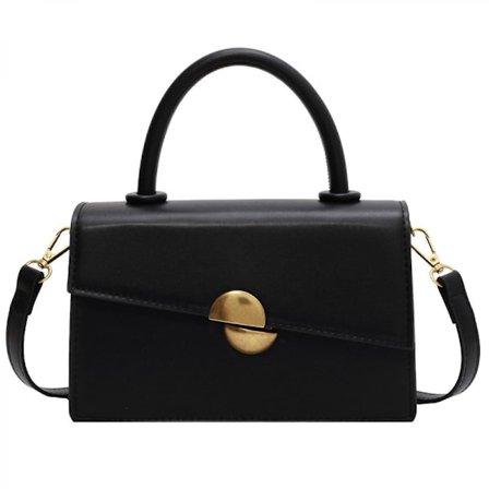 2023 Ladies Fashion Portable Small Square Bag All-match Single Shoulder Messenger Bag Shoulder Bags Black)